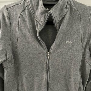 Ladies Fila grey sz L full zip jacket